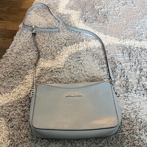 Michael Kors Light Blue Crossbody Bag